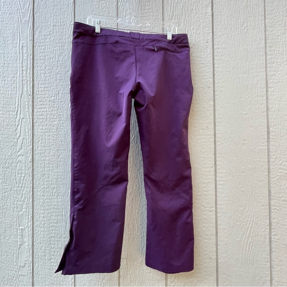 Nike Pant‎ Women's L(12-14) Straight leg, zipped pockets/slits bottom purple,VTG - Picture 2 of 15
